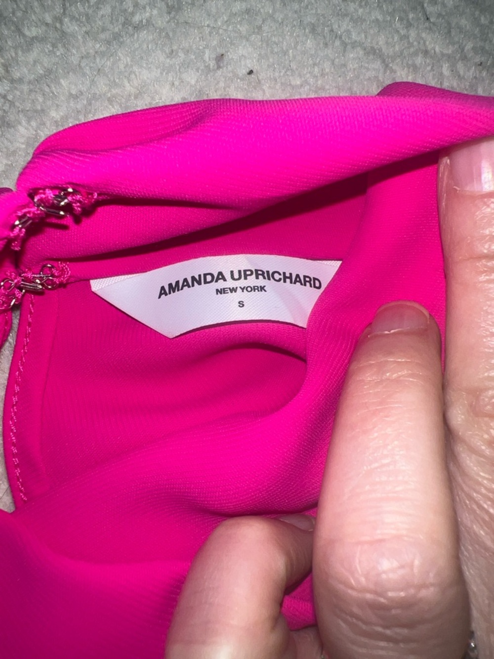 Amanda Uprichard Kaylee Hot Pink Dress - Picture 3 of 5
